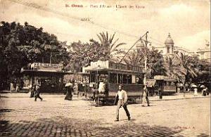 PA c- 043- Place d'Armes- trams et autobus